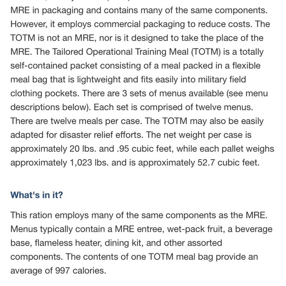 MRE military - Picture 4 of 4